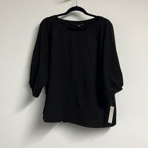 Zac & Rachel Sweatshirt Top. New with tags. Black. Size 3X.